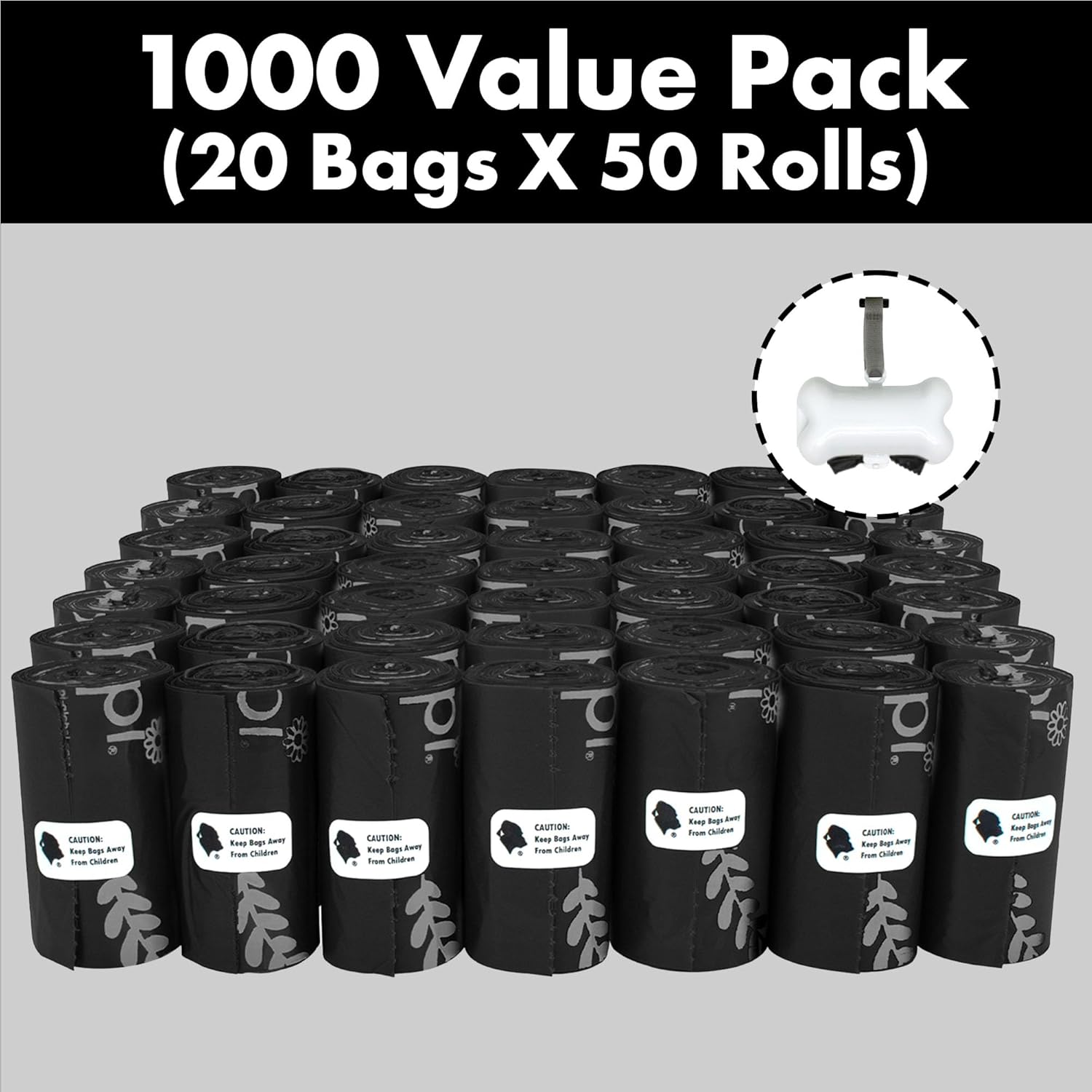 Extra Strong Dog Poop Bags, 9”×13”, 1000 Bags