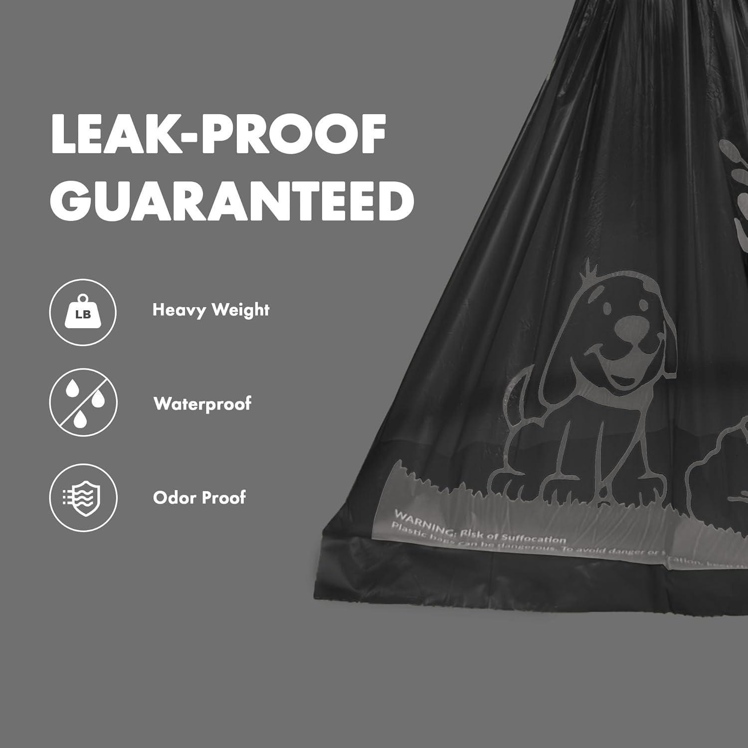 Extra Strong Dog Poop Bags, 9”×13”, 1000 Bags