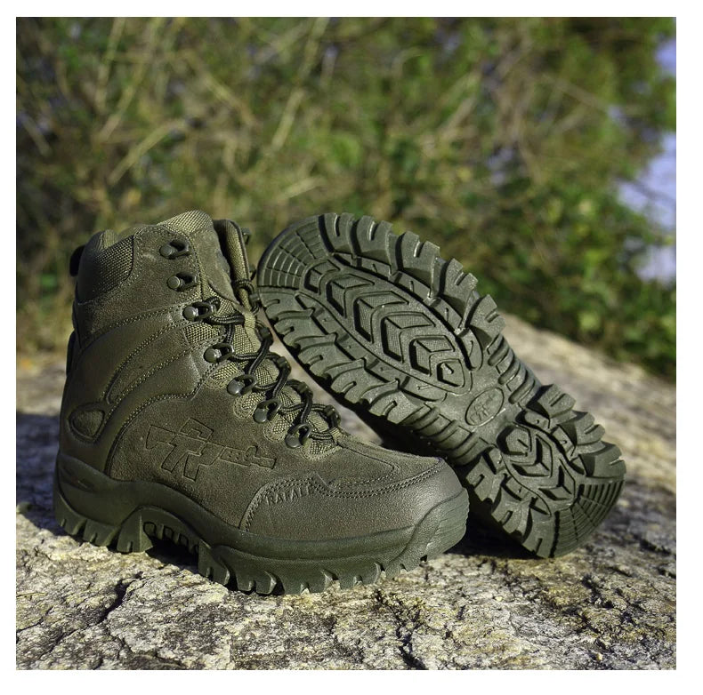 2025 BEW LIAO Men's Outdoor Safety Climbing Boots Comfortable Ankle Hiking Boot for Men
