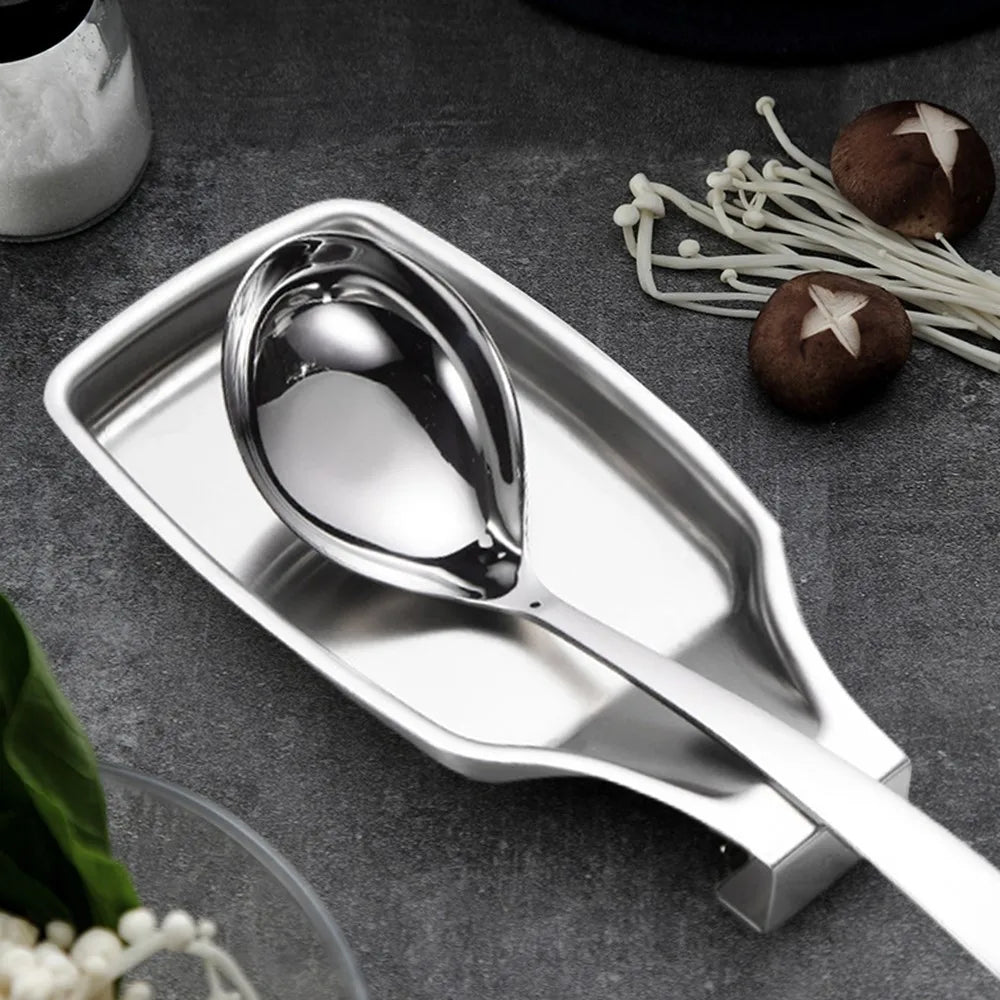 Spoon Rest Tray Stainless Steel Heavy Duty