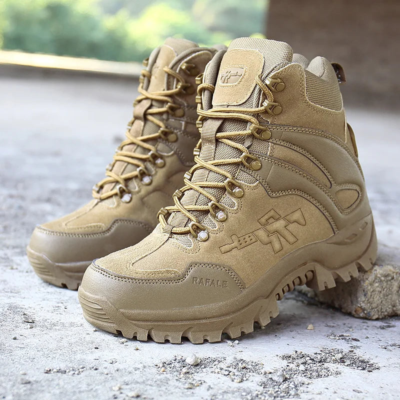 2025 BEW LIAO Men's Outdoor Safety Climbing Boots Comfortable Ankle Hiking Boot for Men