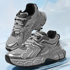 Custom Logo  Famous Brands Luxury Sneakers Designer Chunky Casual Shoes Men Fashion Running Height Increasing Daddy Shoes