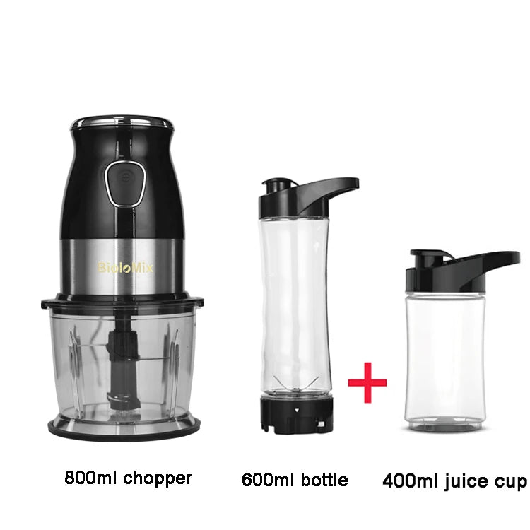 High Speed Multi Function 500W Food Processor Meat Grinder Portable Personal Mini Blender Mixer Juicer Dry Grinder 800ml Chopper