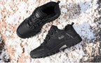 Brand Men Winter Snow Boots Waterproof Leather Sneakers Super  Warm Men's Boots Outdoor Male Hiking Boots Work Shoes Size 39-47