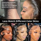 Virgin Human Hair Body Wave Lace Front Wig 180%