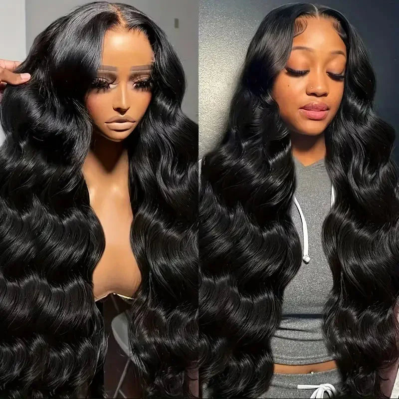 Virgin Human Hair Body Wave Lace Front Wig 180%