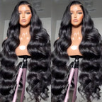 Virgin Human Hair Body Wave Lace Front Wig 180%