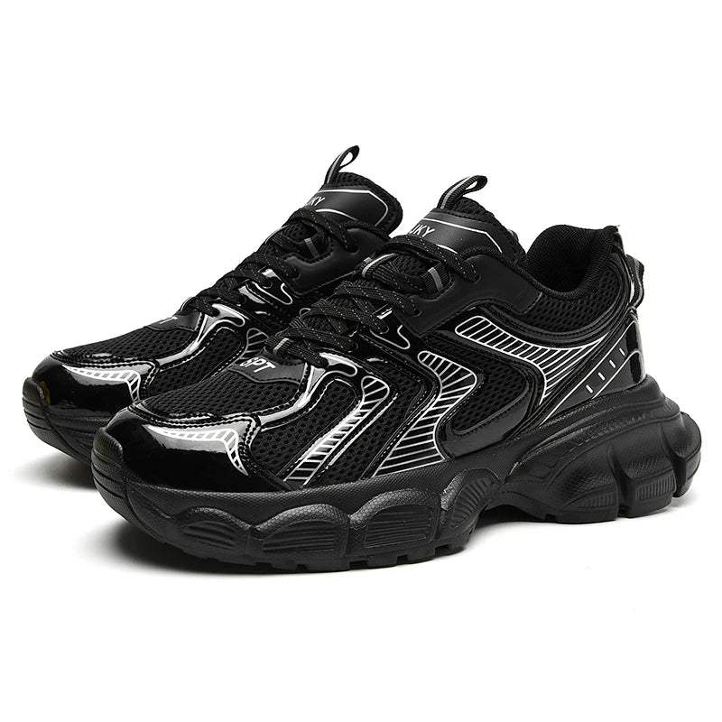 Custom Logo  Famous Brands Luxury Sneakers Designer Chunky Casual Shoes Men Fashion Running Height Increasing Daddy Shoes
