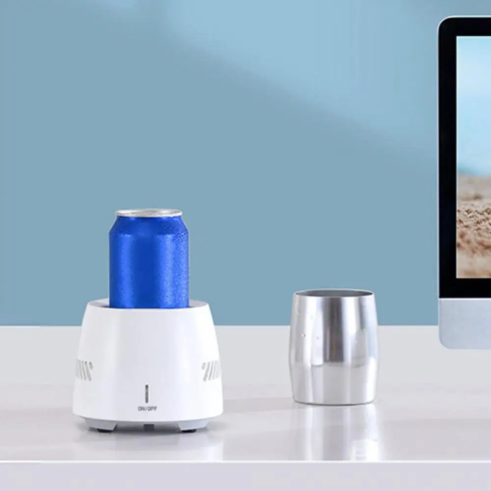 Fast Cooling Electric Beverage Cooler Cup Beer Bottle Can Water Soda Drinks