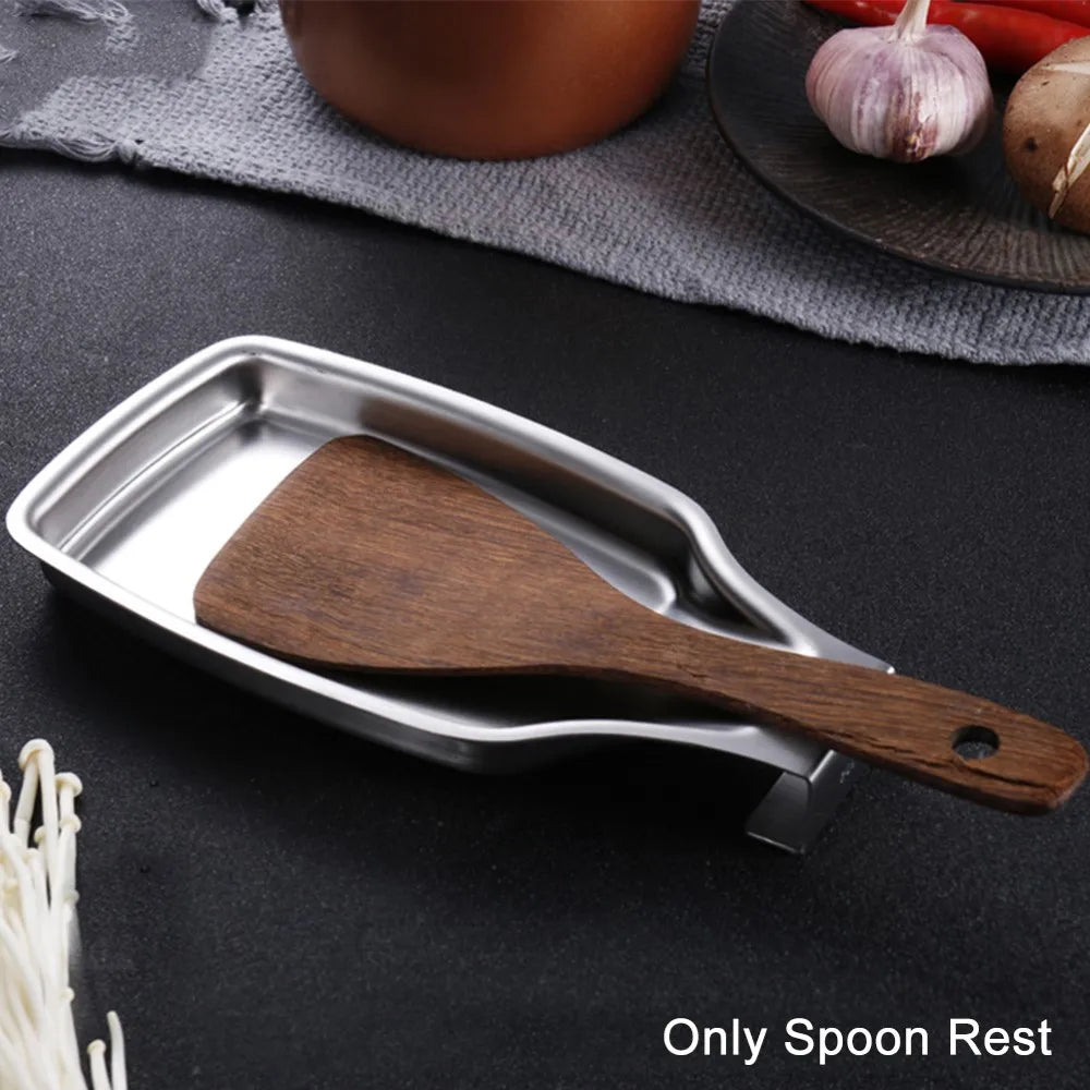 Spoon Rest Tray Stainless Steel Heavy Duty