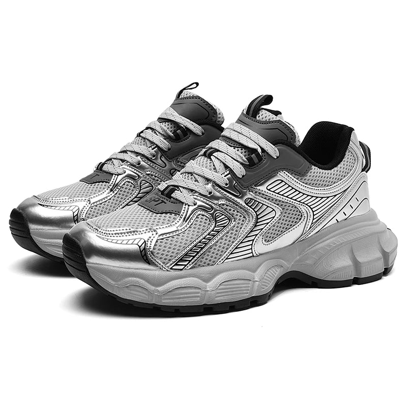 Custom Logo  Famous Brands Luxury Sneakers Designer Chunky Casual Shoes Men Fashion Running Height Increasing Daddy Shoes
