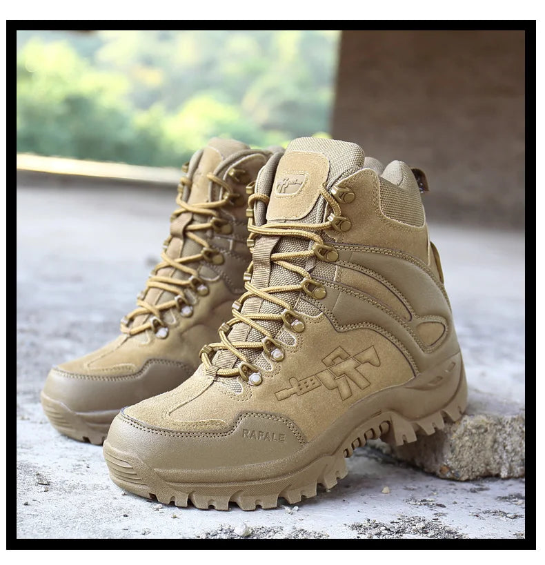 2025 BEW LIAO Men's Outdoor Safety Climbing Boots Comfortable Ankle Hiking Boot for Men