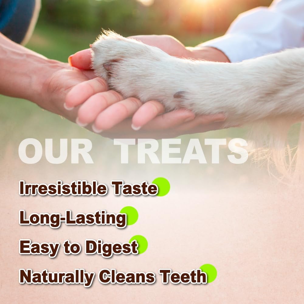 A Freschi Turkey Tendon Dog Treats – Rawhide-Free, 8 oz