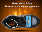 Brand Men Winter Snow Boots Waterproof Leather Sneakers Super  Warm Men's Boots Outdoor Male Hiking Boots Work Shoes Size 39-47
