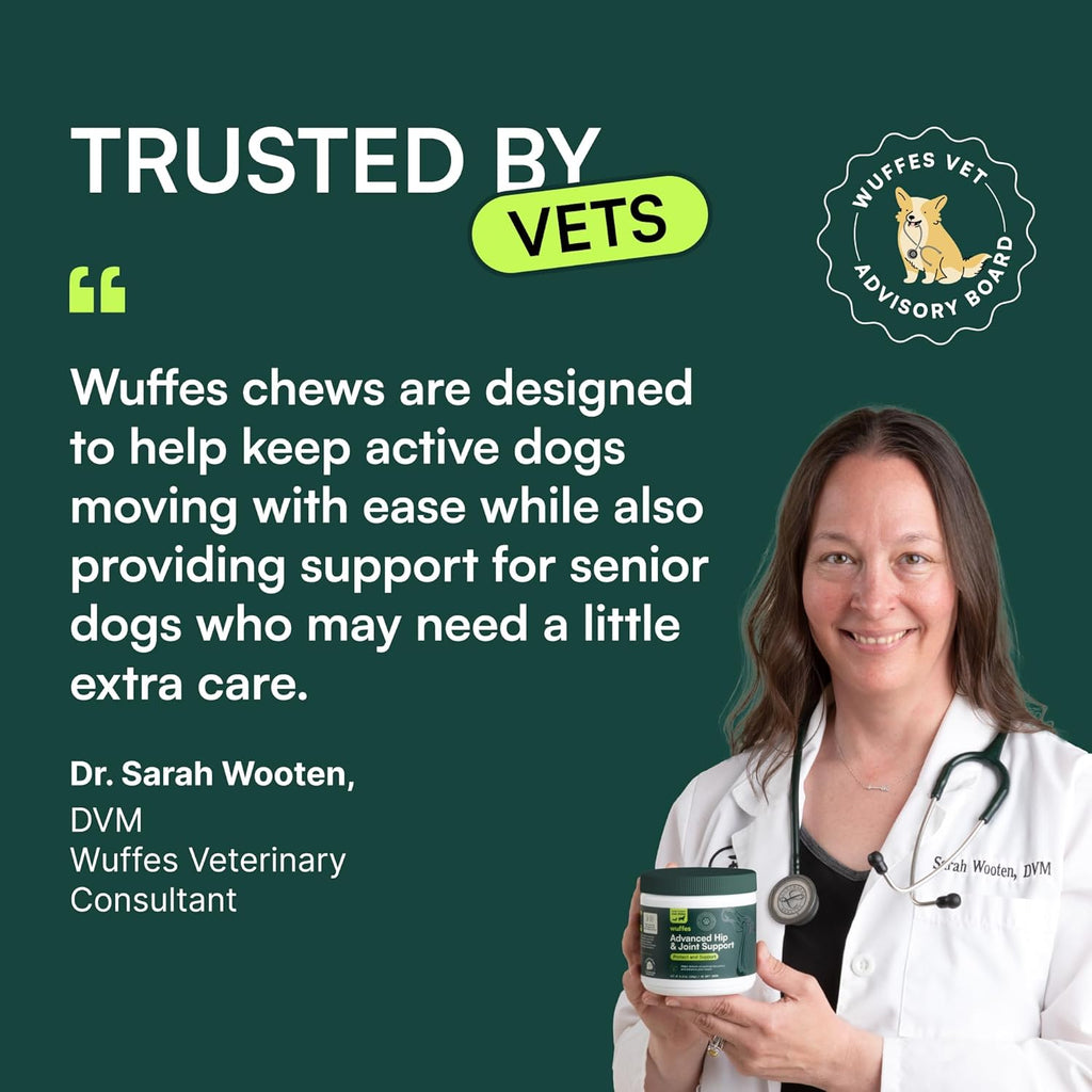 Wuffes Joint Support Chews with Glucosamine – Small & Medium Dogs