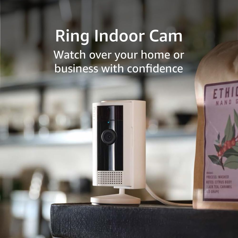 Ring Indoor Home Security Camera (White)