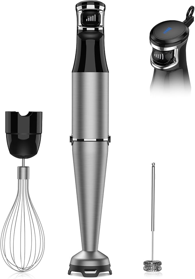 Immersion Blender Handheld 1100W - 3 in 1 Hand Blenders Set