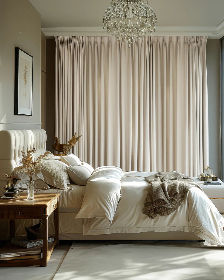 Kensington 4-Layer Linen-Look Custom Curtains