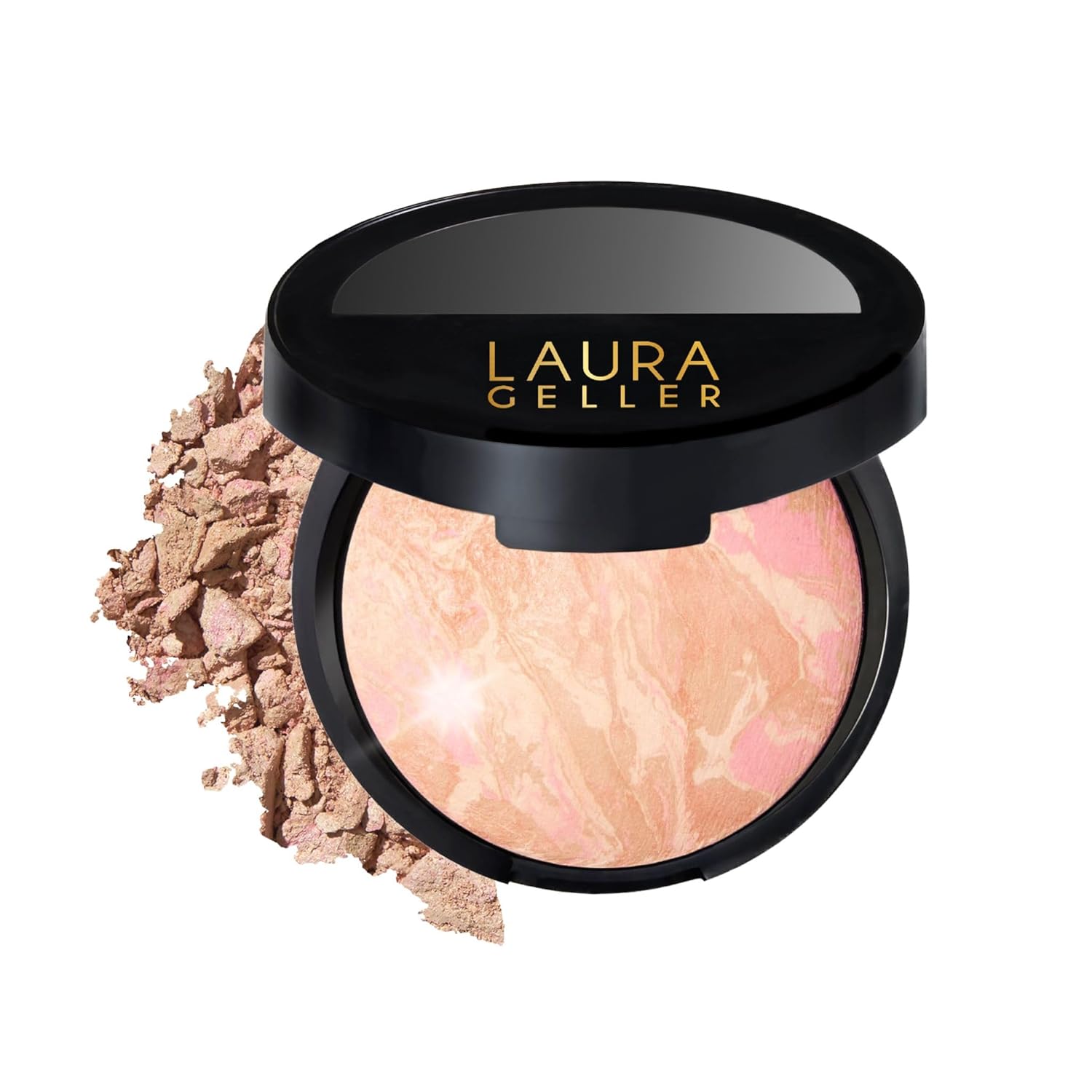 Laura Geller Baked Balance-N-Glow Illuminating Foundation (Porcelain): Lightweight Satin Finish