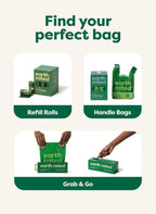 Dog Waste Bag Refill Rolls – Earth Rated, 280 Count
