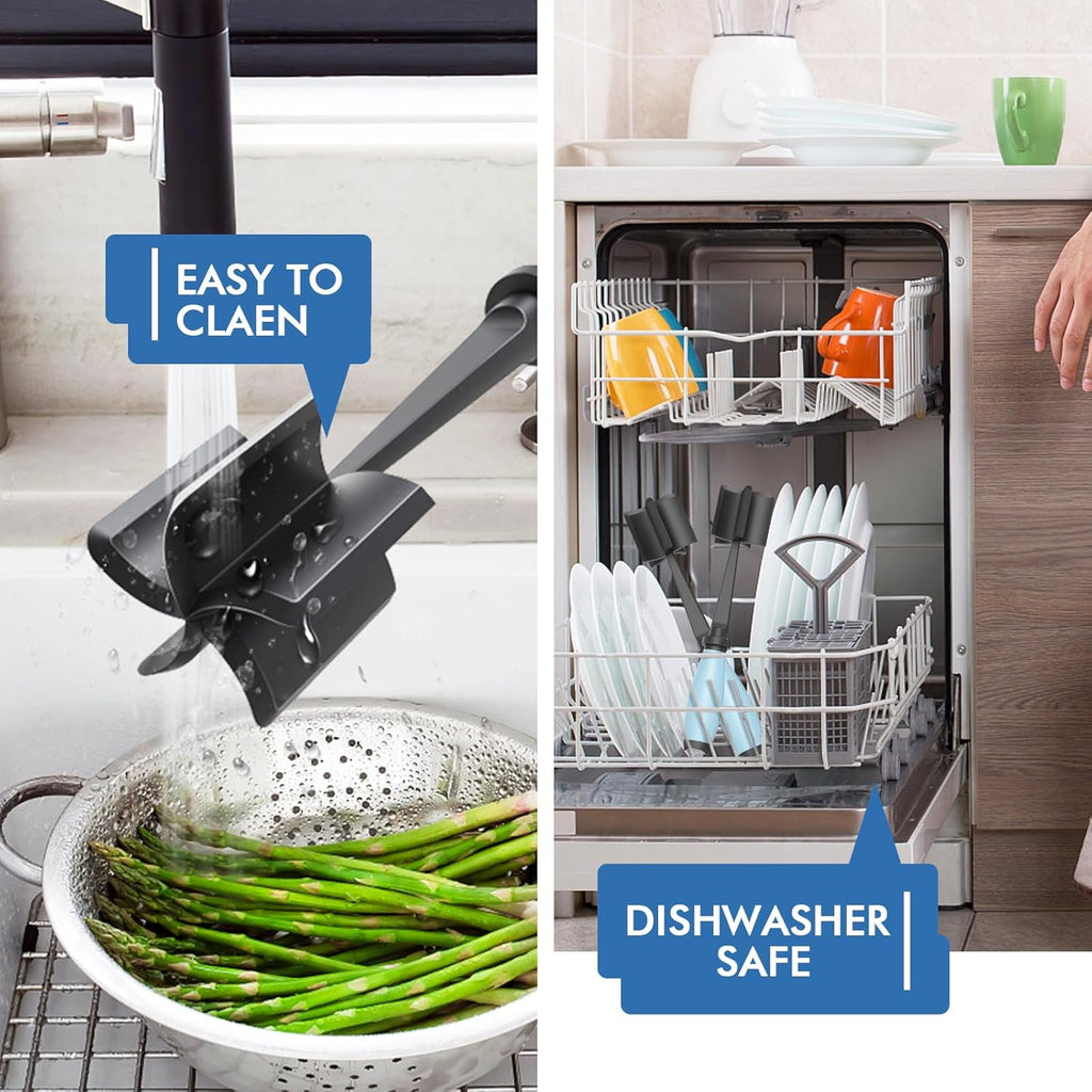 Heat-Resistant Nylon Meat Chopper & Masher (Aqua)