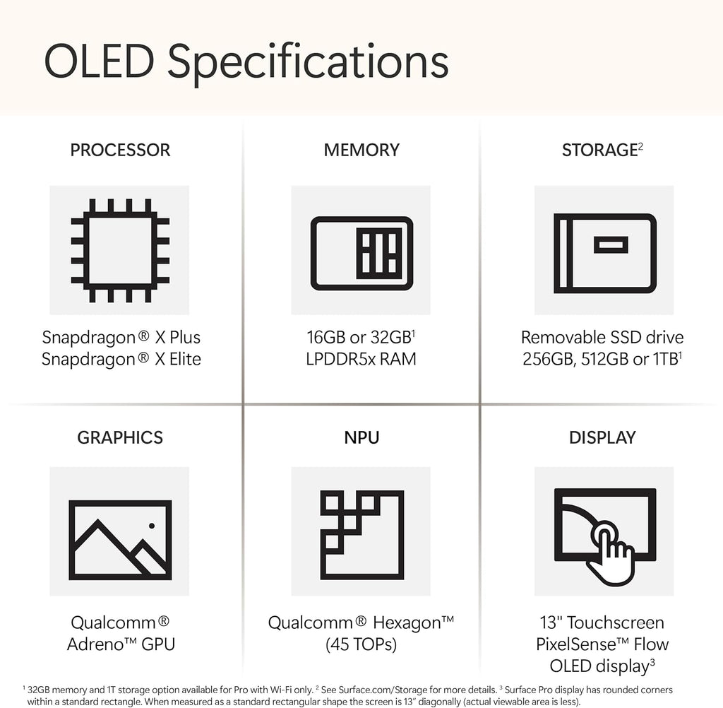 Microsoft Surface Pro (2024) – OLED 2-in-1 Copilot+ PC