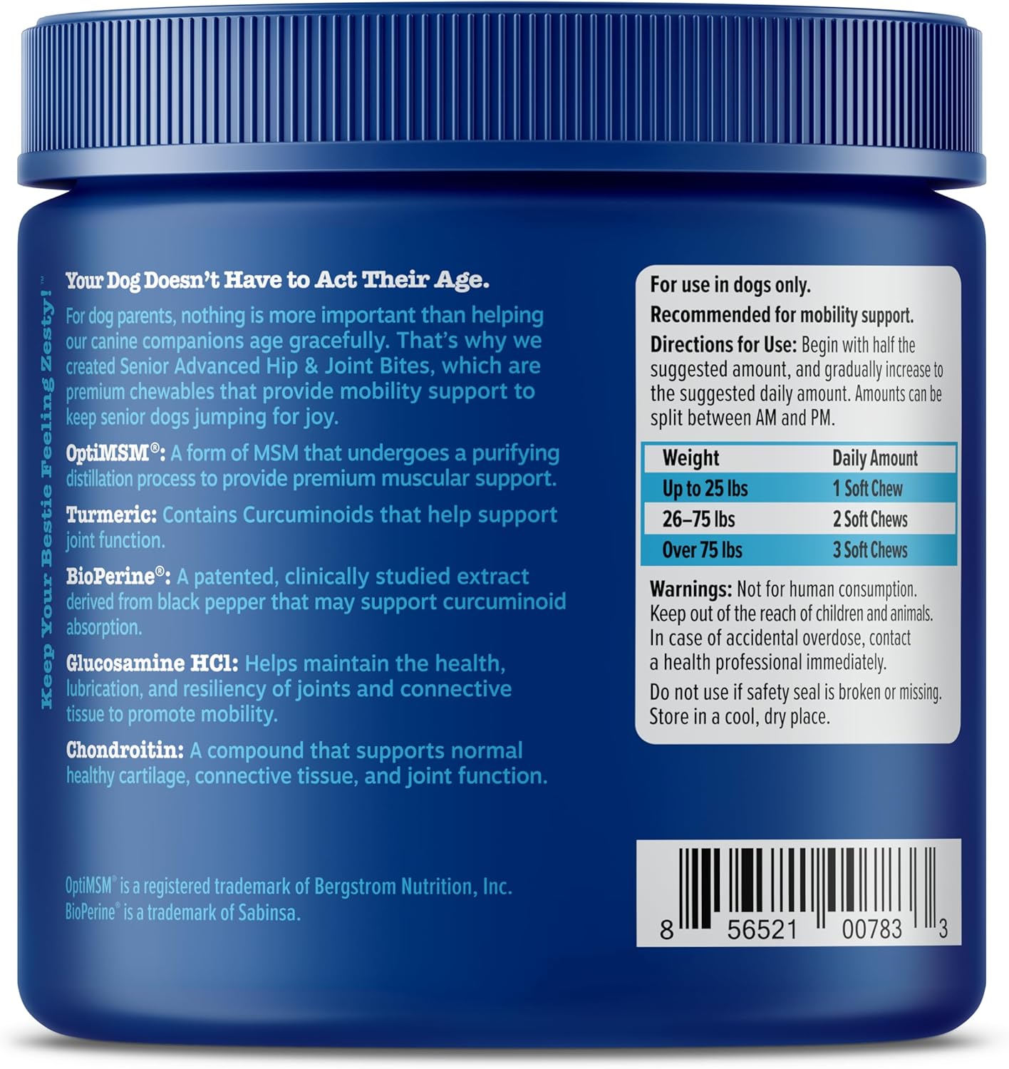 esty Paws Joint Supplement for Dogs, Chicken Flavor