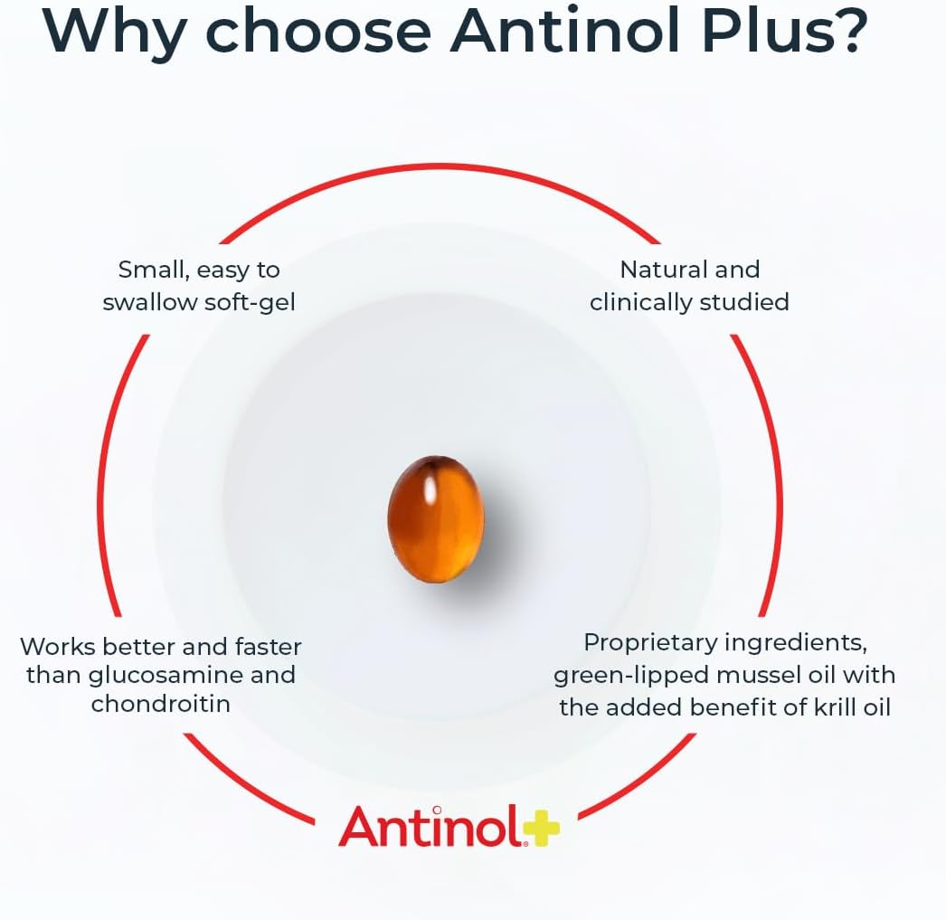 Antinol Plus Dog Joint Supplement – 180 Soft Gels