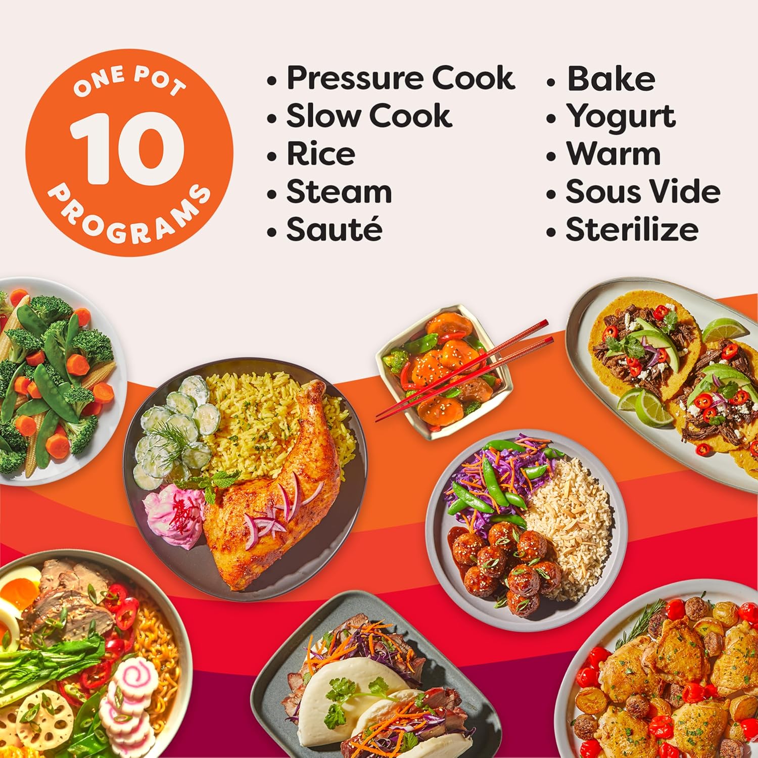 Instant Pot Pro 10-in-1 Smart Multi-Cooker (6QT): Pressure, Slow Cook, Steam & More