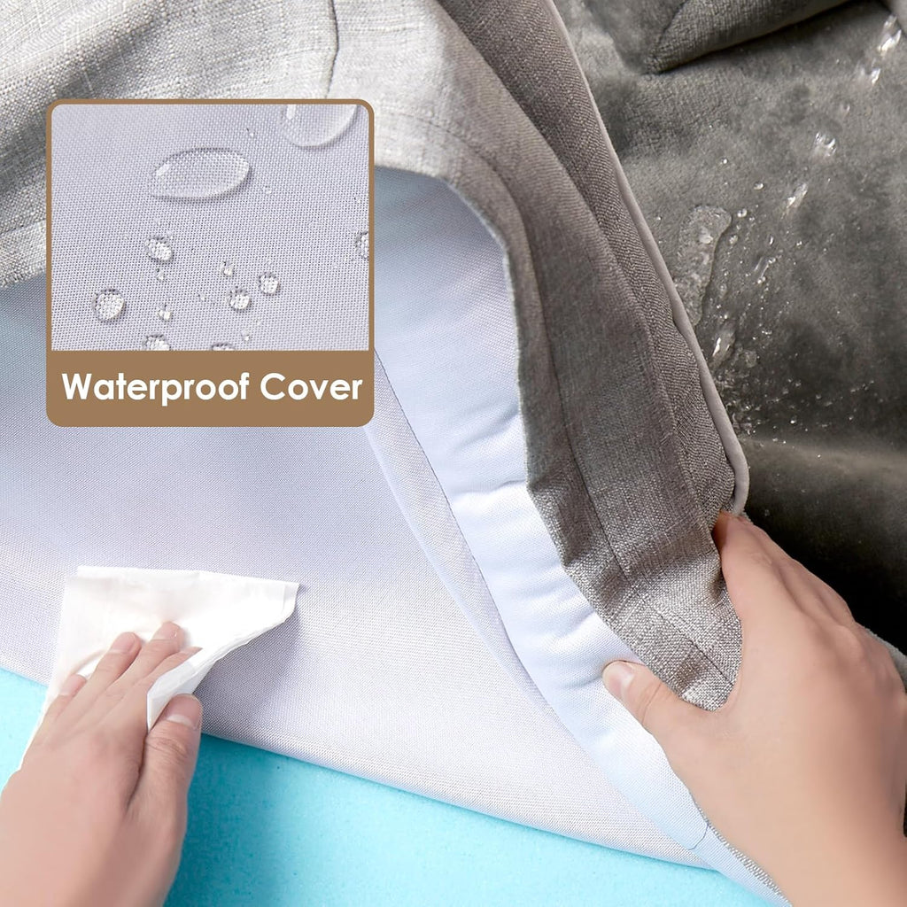 HEYCIGA Orthopedic Dog Bed XL – Waterproof, 44”×32”