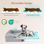 HEYCIGA Orthopedic Dog Bed XL – Waterproof, 44”×32”