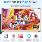 CIDETTY Laptop Screen Extender – 15.6” FHD Triple Portable Monitor