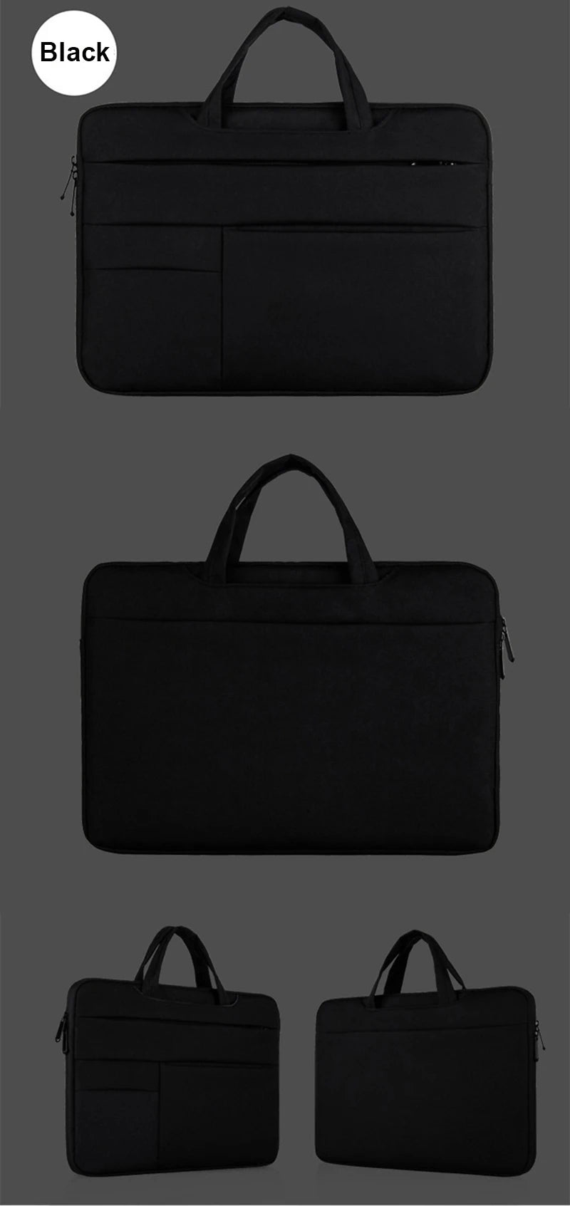 Water-Resistant Laptop Sleeve & Organizer Carrying Bag