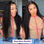Burmese Curly Hair Bundles with Closure 4x4 13x4 Frontal Deep Wave Bundles Virgin Human Hair Vietnamese Raw Human Hair Extension