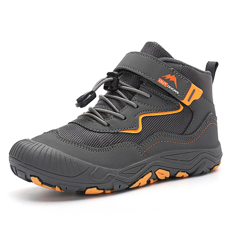 Kids Hiking Boots Toddler Girls Boys Hiking Shoes  Anti-Collision Non-Slip Athletic Outdoor Trekking Boots