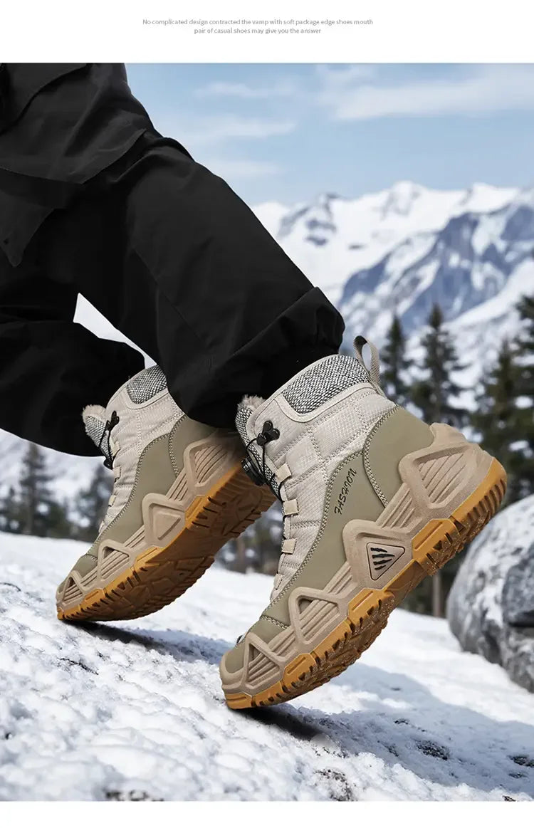Men's Ultralight Tactical Desert Boots Outdoor Hiking Shoes Rugged Non-Slip Sole for Multi-Terrain Trekking Sport Activities