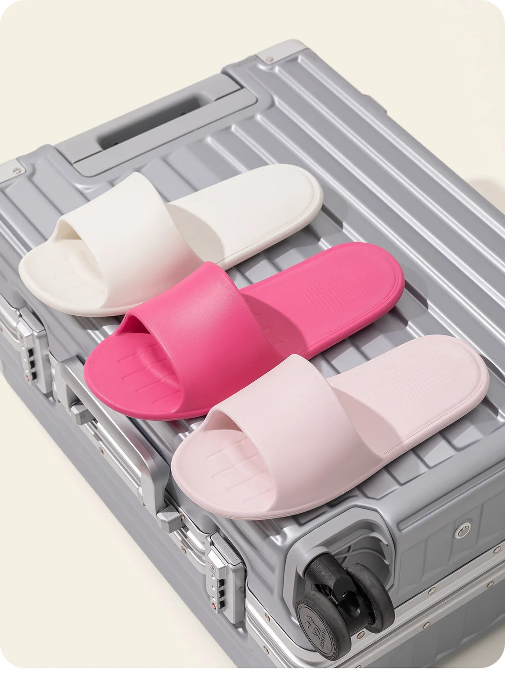 Foldable Travel Slippers: Lightweight EVA Indoor Slides