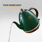 1500ml Electric Kettle Household Quick Boiling Kettle Long Spout Tea Kettle Retro Automatic Thermos Kettle Kitchen Tool 220V
