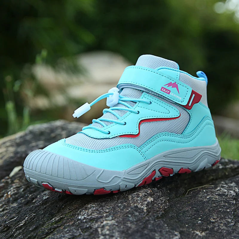 Kids Hiking Boots Toddler Girls Boys Hiking Shoes  Anti-Collision Non-Slip Athletic Outdoor Trekking Boots
