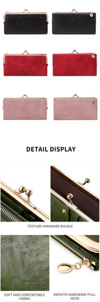 Vintage Kiss-Lock Women’s Wallet & Card Organizer