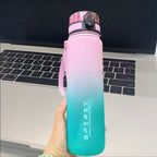 Leak-Resistant Gradient Sports Water Bottle
