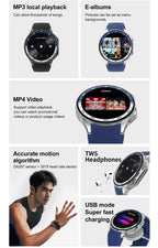 2025 New For OPPO Watch X High-End Business Watch Men 32Gb Memory Video Playback Smart Watch Sports Fitness Waterproof Bracelet