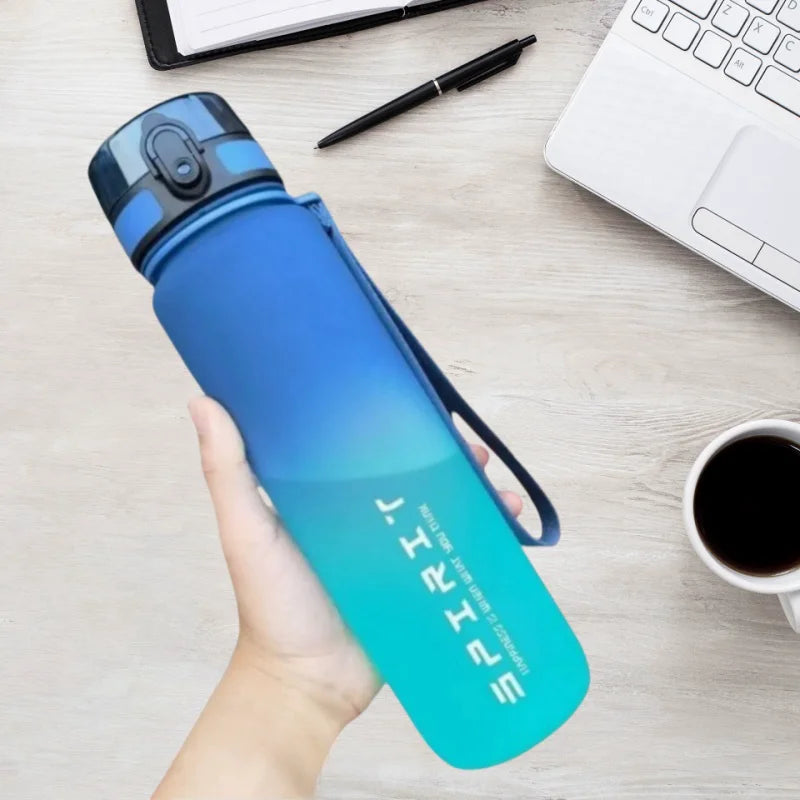 Leak-Resistant Gradient Sports Water Bottle