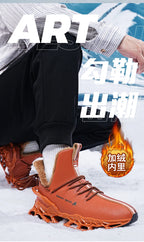 men boots 2024 New Winter Slippers Warm Men Shoes Waterproof Non-Slip Plush Sneakers Male tenis shoes Boots Men Sneakers Winter