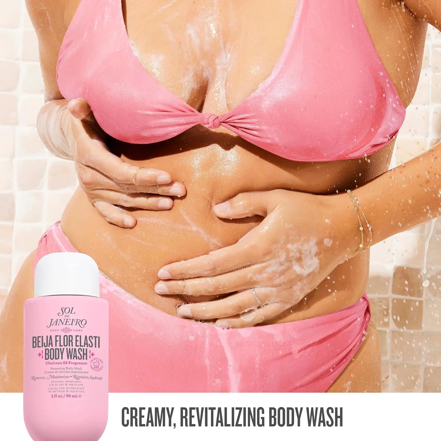 SOL DE JANEIRO Jet Set Travel Kit, Bum Bum Cream Scented Body Wash & Shower Gel, Vacation Essentials