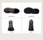 Waterproof Safety Boots Men Indestructible Steel Toe Work Boots Anti-smash Stab-resistant Safety Shoes Biker Botas Para Hombre