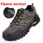Men’s Warm Fleece-Lined Outdoor Ankle Boots