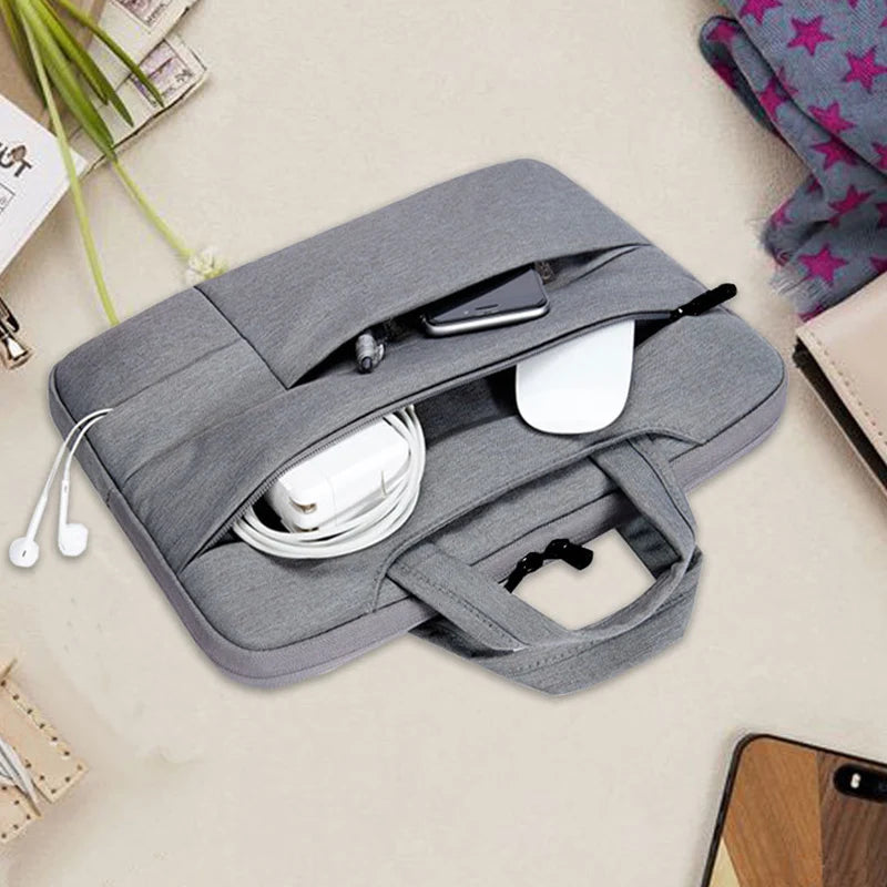 Water-Resistant Laptop Sleeve & Organizer Carrying Bag