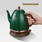 1500ml Electric Kettle Household Quick Boiling Kettle Long Spout Tea Kettle Retro Automatic Thermos Kettle Kitchen Tool 220V
