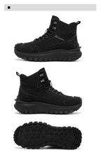 Plus Size Autumn/Winter Men's High-Top Boots - Non-Slip Thick-Soled Hiking & Work Boots